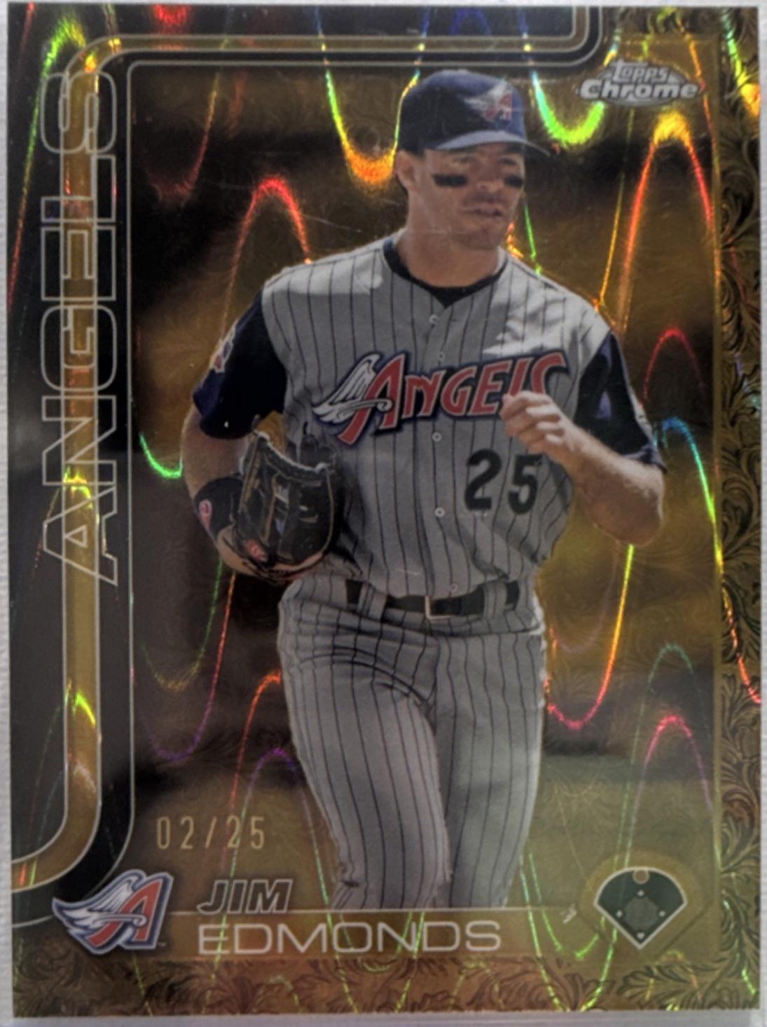 Jim Edmonds [Gold RayWave] #94
