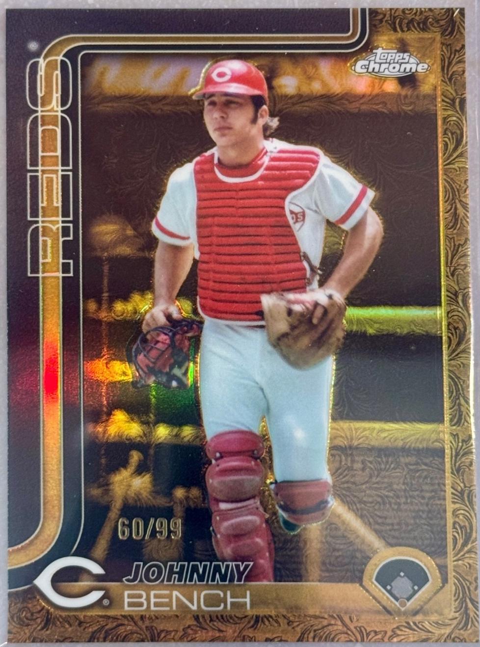 Johnny Bench [Electroblack Gold] #184