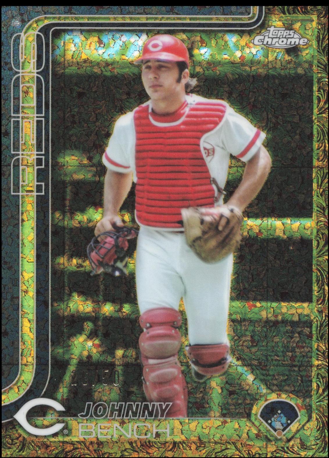 Johnny Bench [Gold Mini Diamond] #184