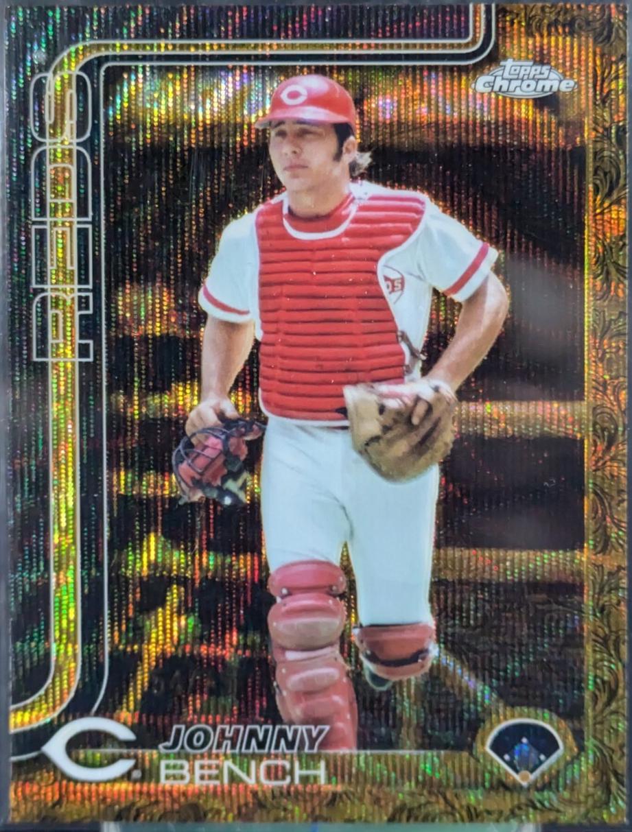 Johnny Bench [Gold Wave] #184