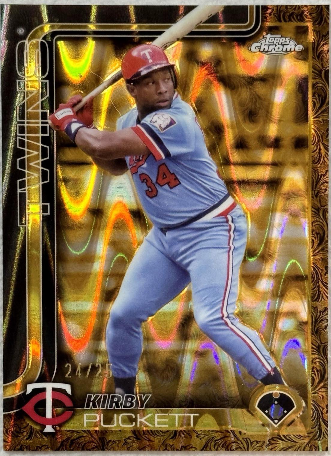 Kirby Puckett [Gold RayWave] #65