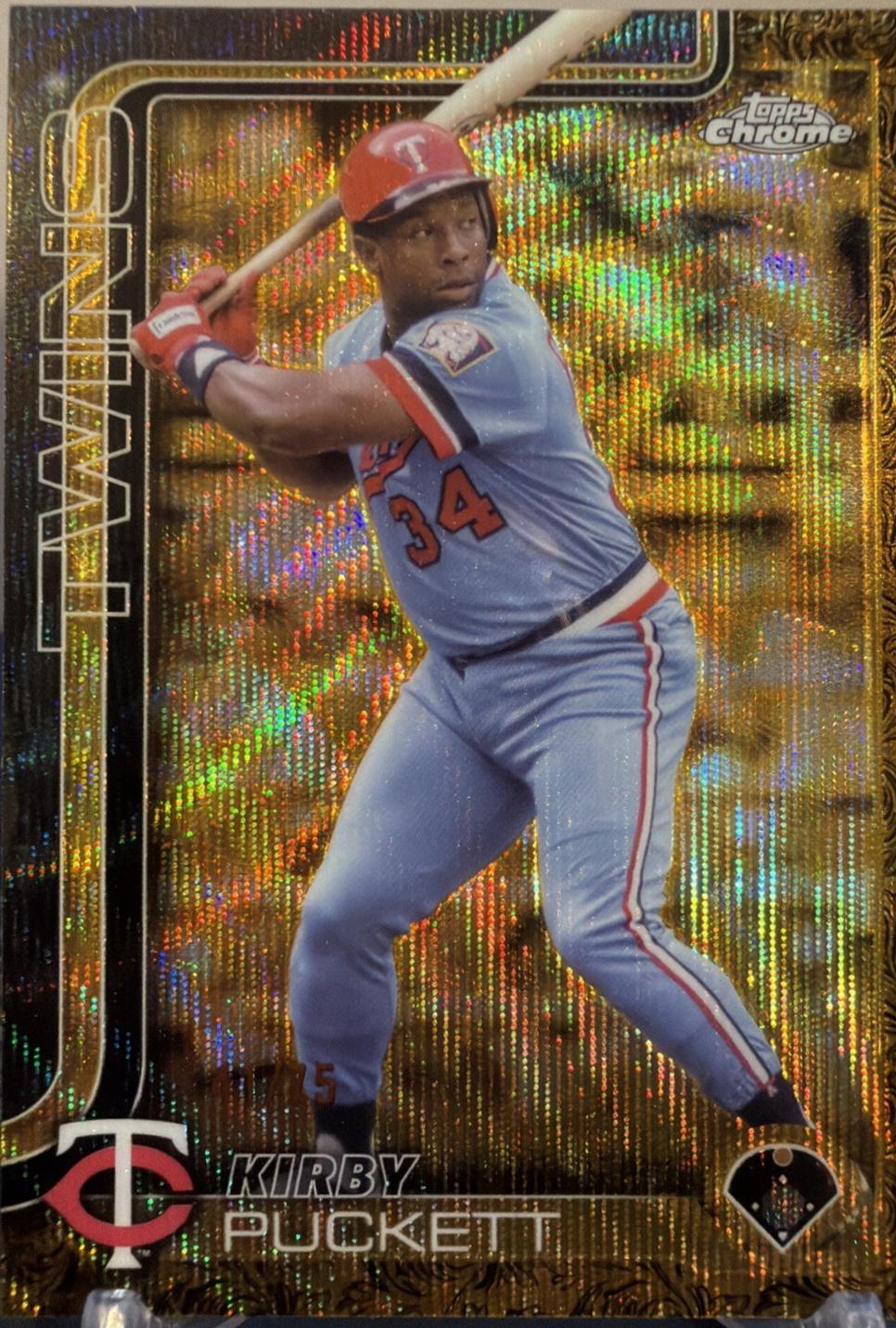 Kirby Puckett [Gold Wave] #65