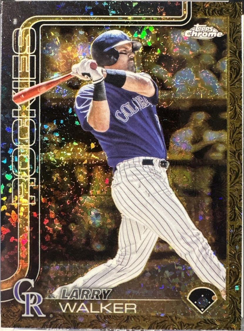 Larry Walker [Gold Mini Diamond] #158