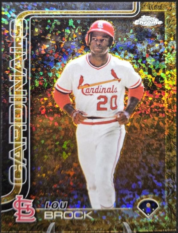 Lou Brock [Gold Mini Diamond] #139