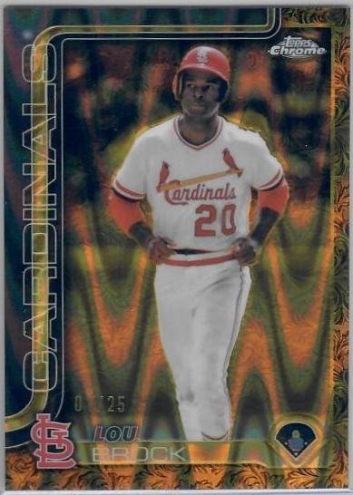 Lou Brock [Gold RayWave] #139