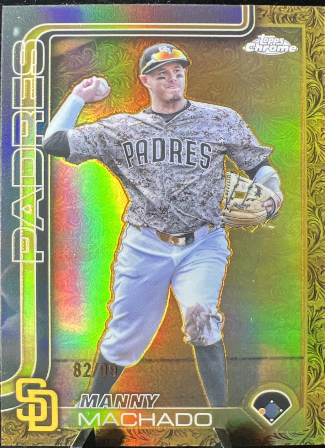 Manny Machado [Electroblack Gold] #108