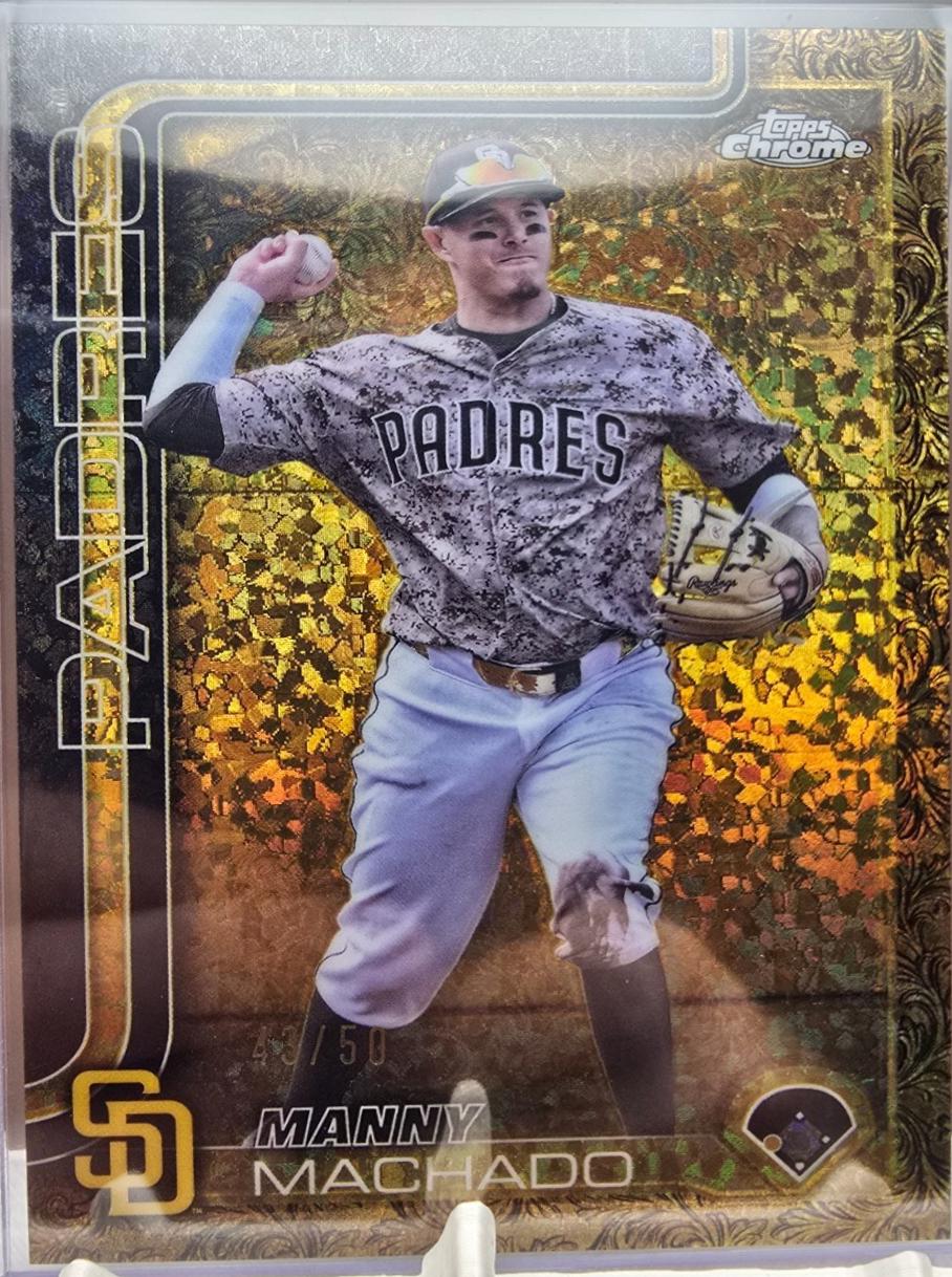 Manny Machado [Gold Mini Diamond] #108