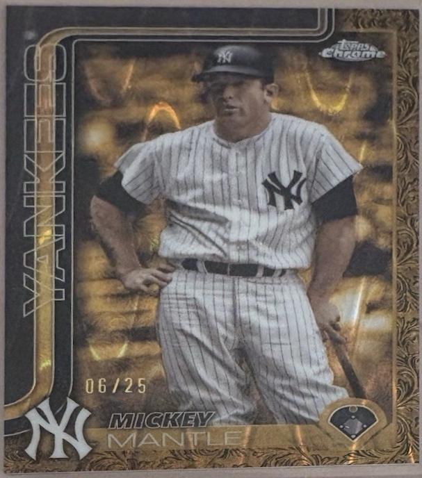 Mickey Mantle [Gold RayWave] #18