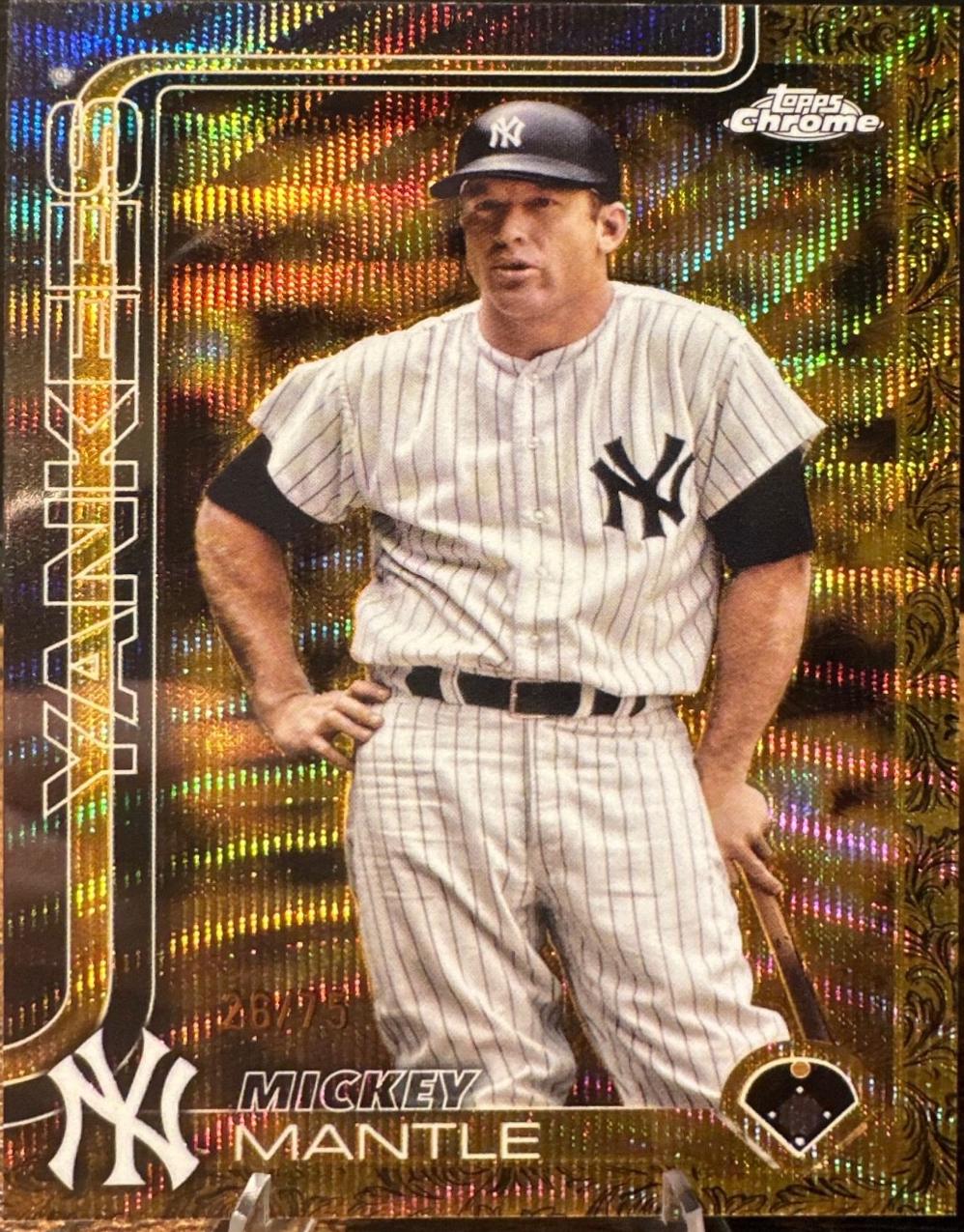 Mickey Mantle [Gold Wave] #18
