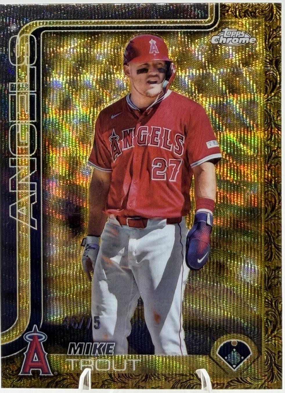 Mike Trout [Gold Mini Diamond] #27