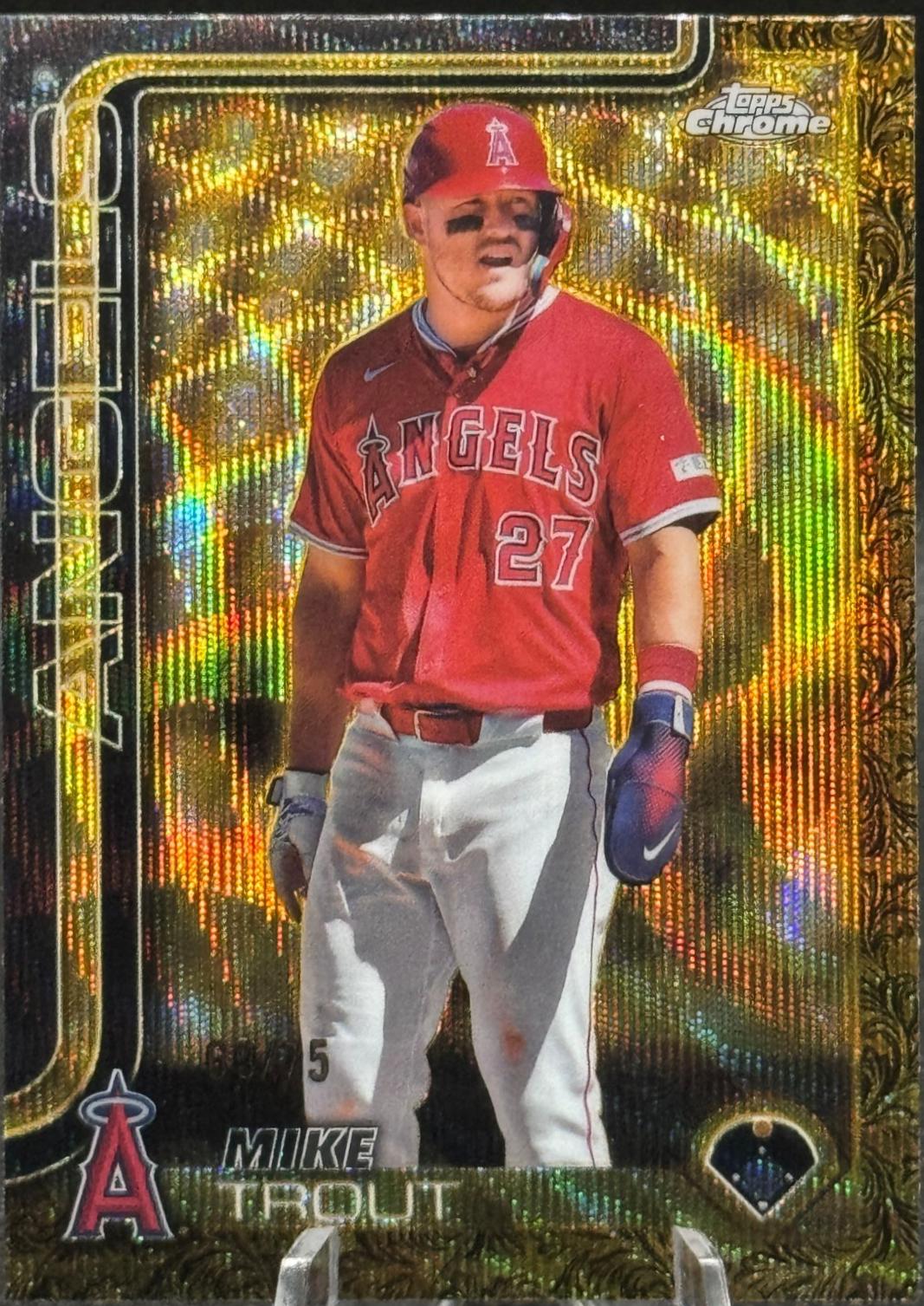 Mike Trout [Gold Wave] #27