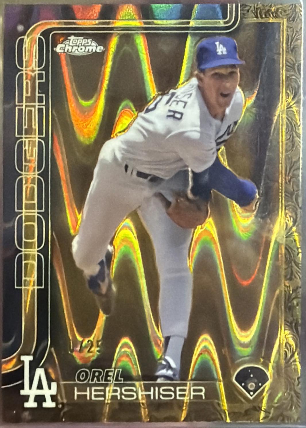 Orel Hershiser [Gold RayWave] #185