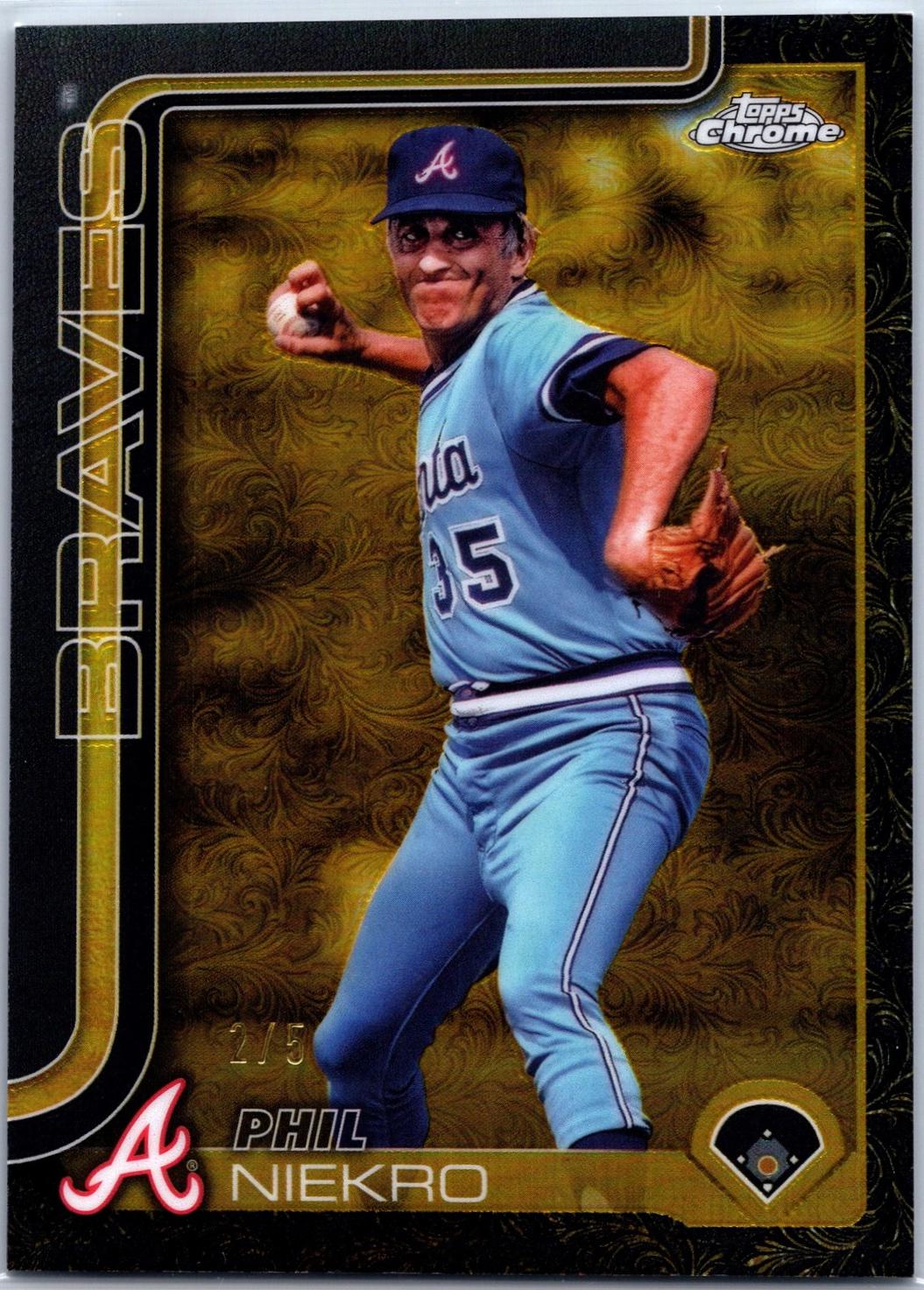Phil Niekro [Electroblack Gold] #80