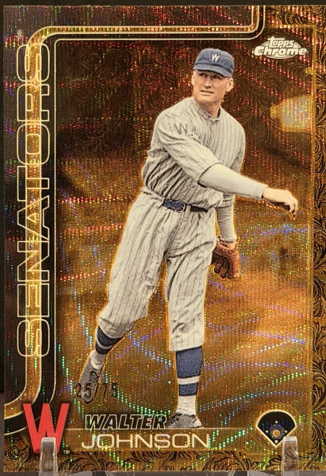Walter Johnson [Gold Wave] #52