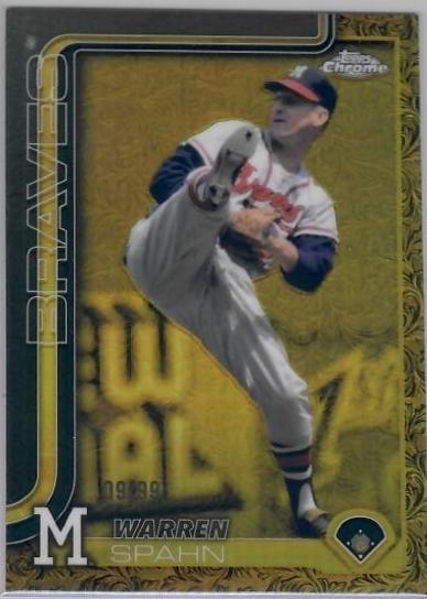 Warren Spahn [Electroblack Gold] #112