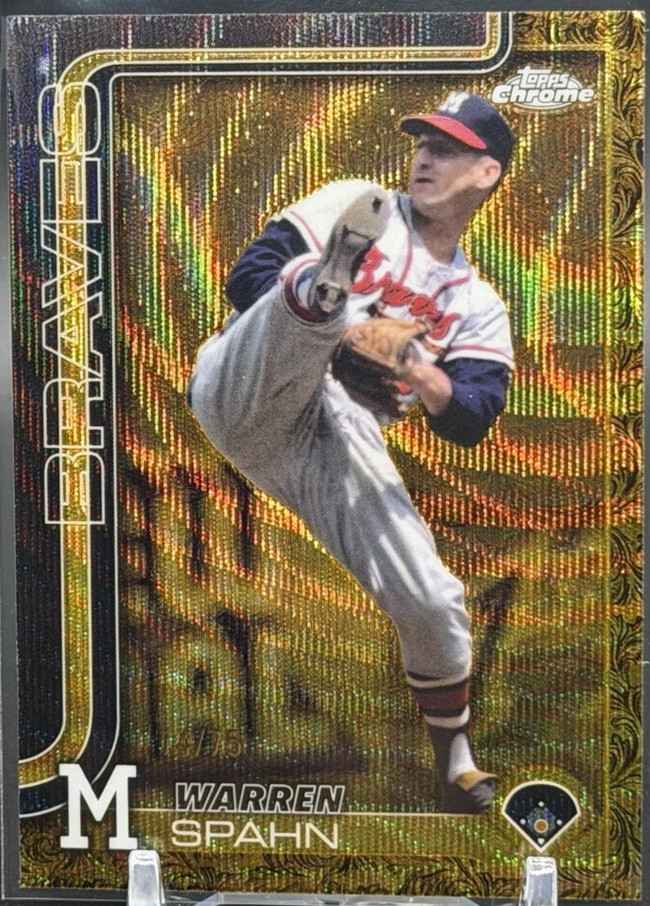 Warren Spahn [Gold Wave] #112