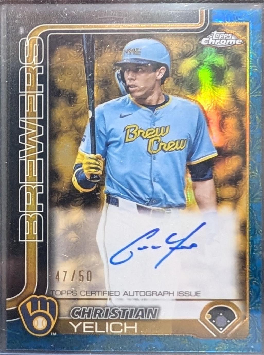 Christian Yelich [Blue] #CGA-CY