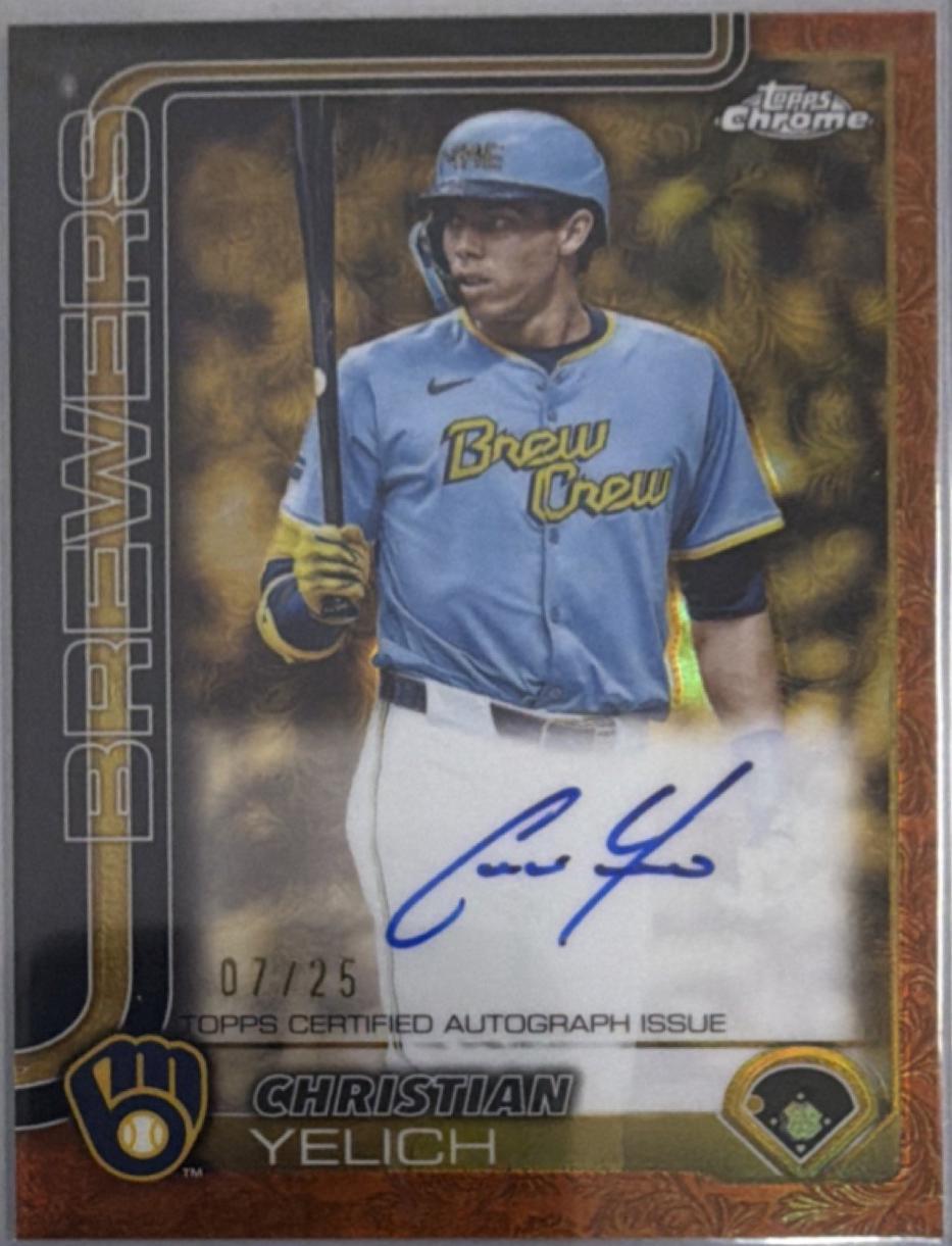 Christian Yelich [Orange] #CGA-CY