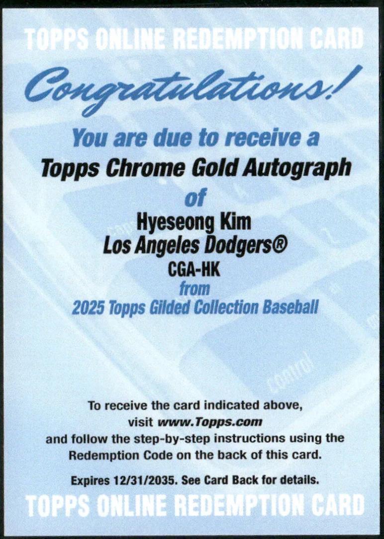 Hyeseong Kim #CGA-HK