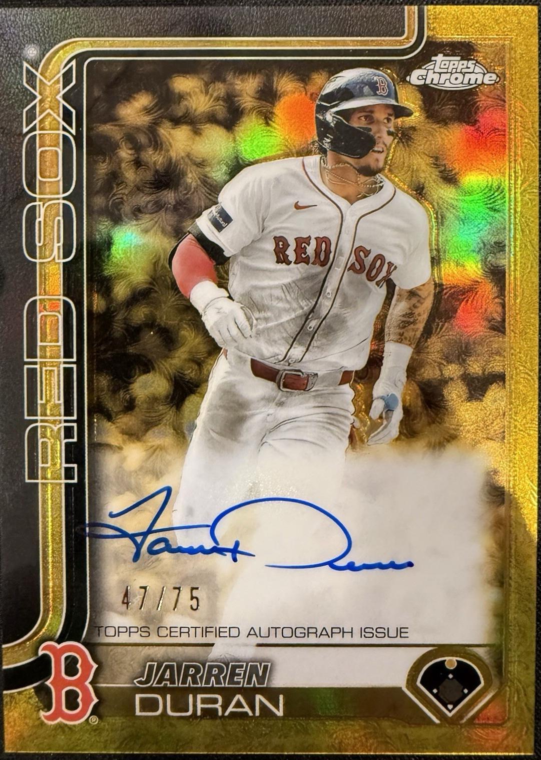 Jarren Duran [Yellow] #CGA-JD