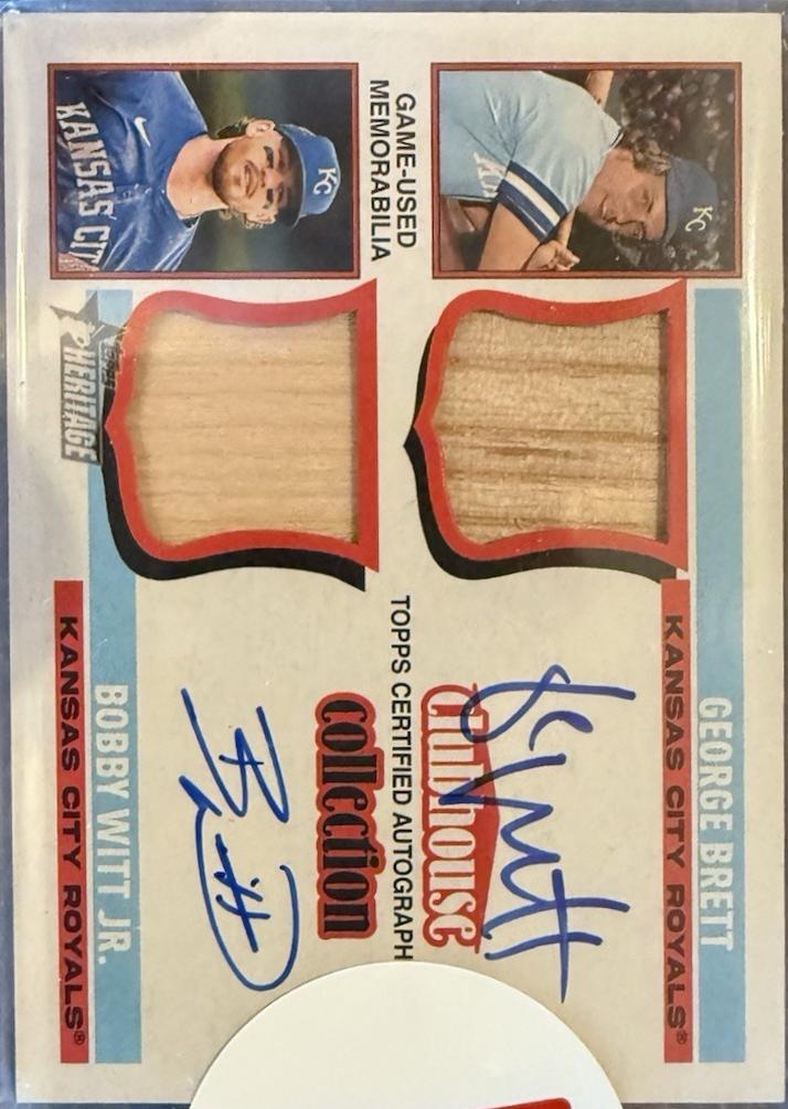Bobby Witt Jr. / George Brett [Patch] #CDAR-BW