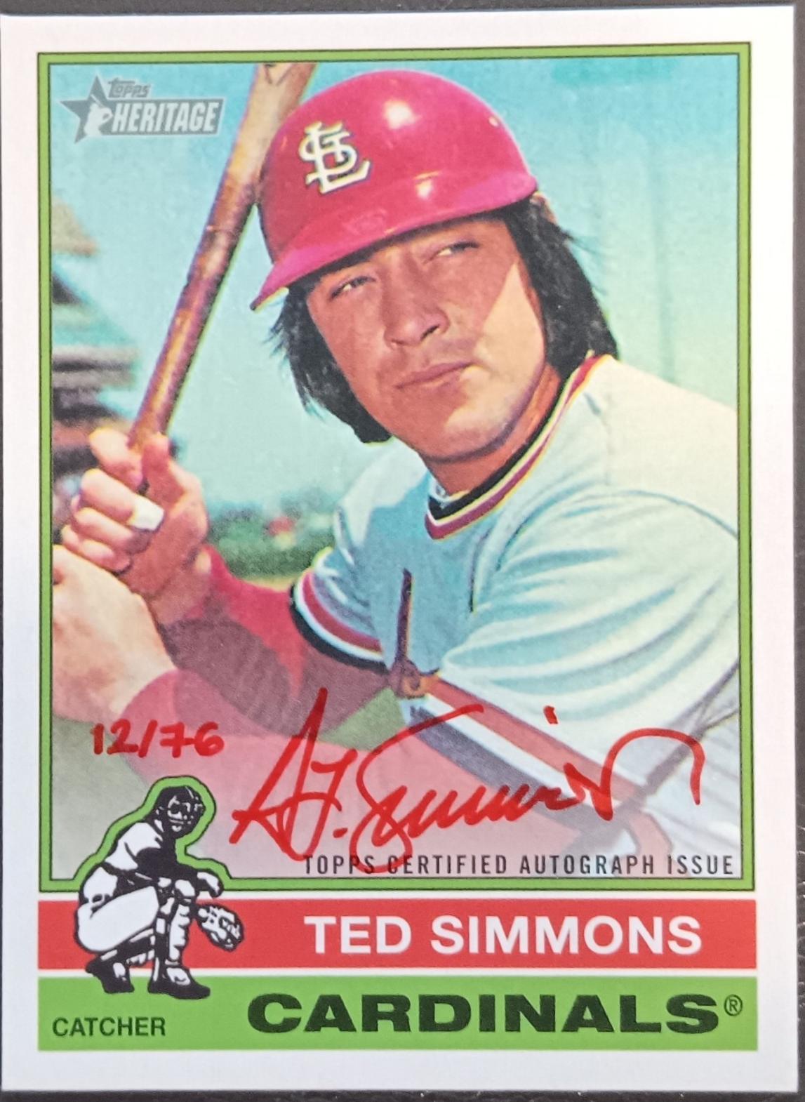 Ted Simmons [Red Ink] #ROA-TED
