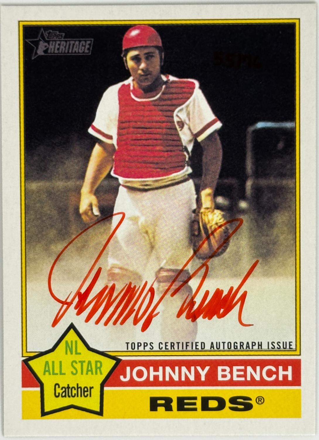 Johnny Bench [Special Edition Red Ink] #76RO-JB