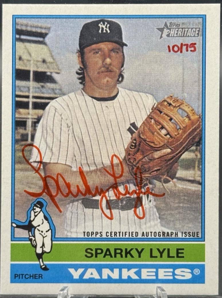Sparky Lyle [Special Edition Red Ink] #76RO-SL