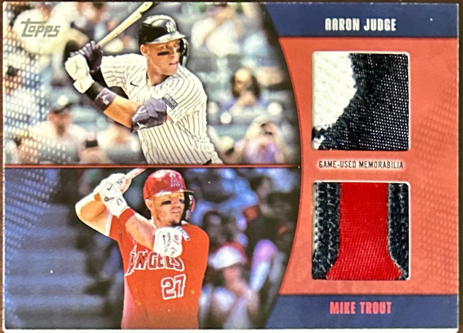 Aaron Judge / Mike Trout [Red] #MLMDR-JUT