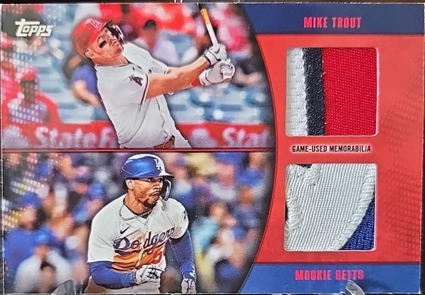Mookie Betts / Mike Trout [Red] #MLMDR-TRB