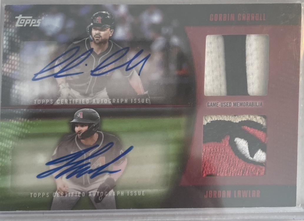 Corbin Carroll / Jordan Lawlar [Red] #MLMDA-CAL