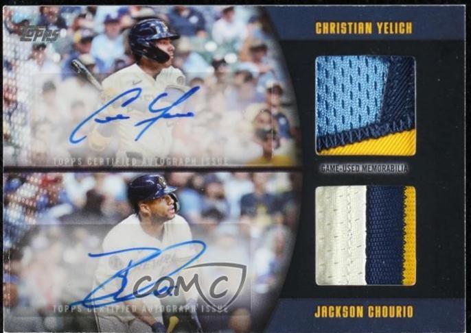 Jackson Chourio / Christian Yelich [Black] #MLMDA-YCH