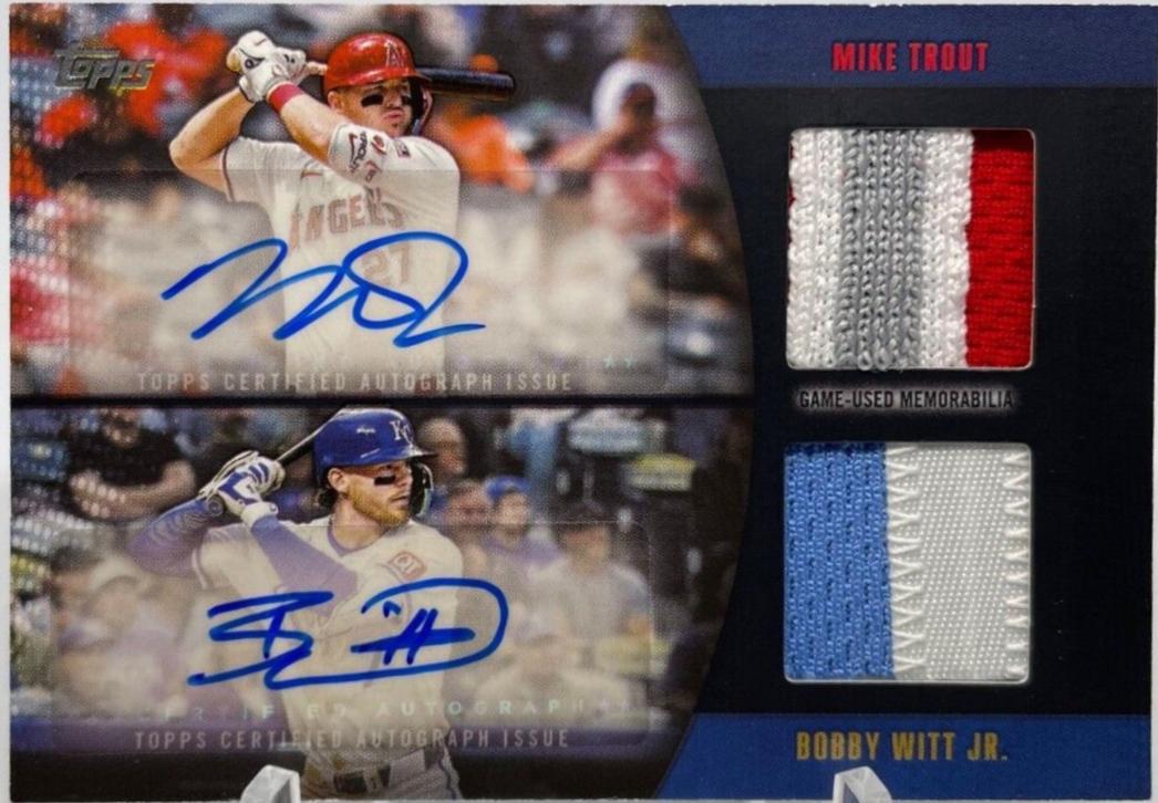 Mike Trout / Bobby Witt Jr. [Black] #MLMDA-TWJ