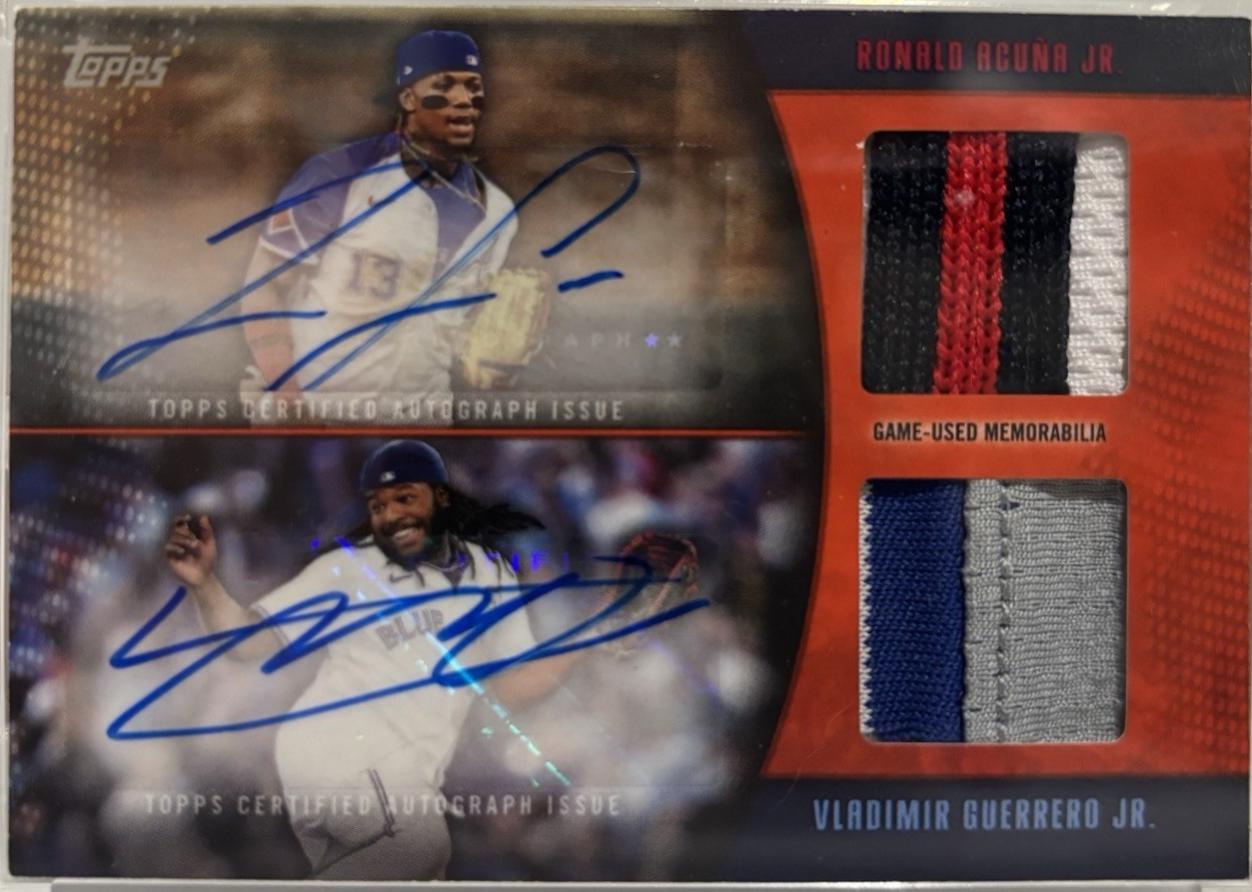 Ronald Acuna Jr. / Vladimir Guerrero Jr. [Orange] #MLMDA2-AGJ