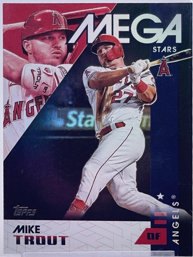 Mike Trout [Black Foilboard] #MEGA-1