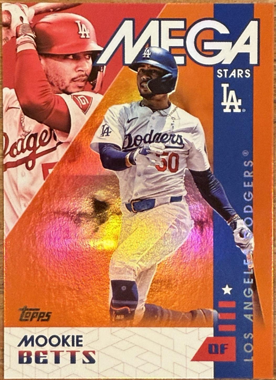 Mookie Betts [Orange Foilboard] #MEGA-7