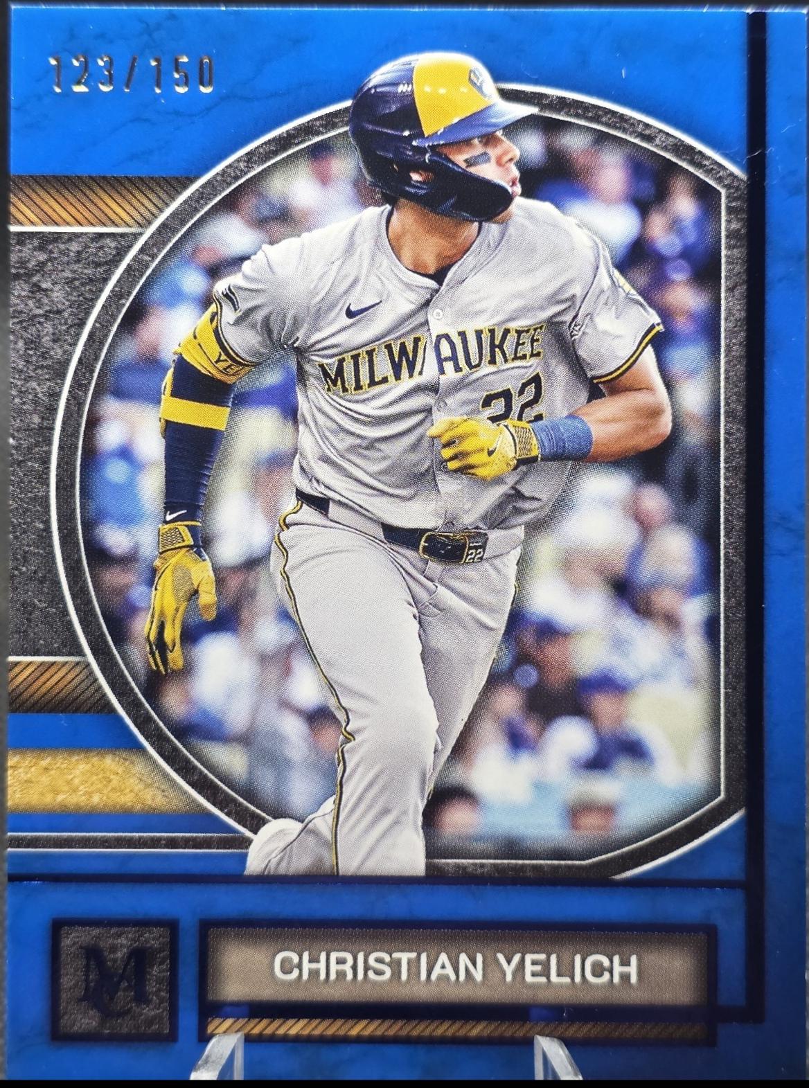 Christian Yelich [Blue Topaz] #68
