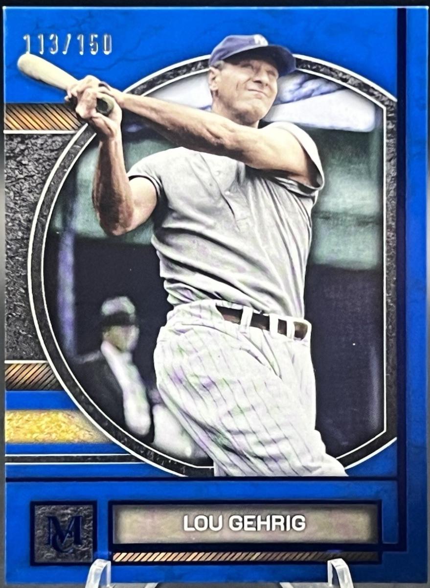 Lou Gehrig [Blue Topaz] #90
