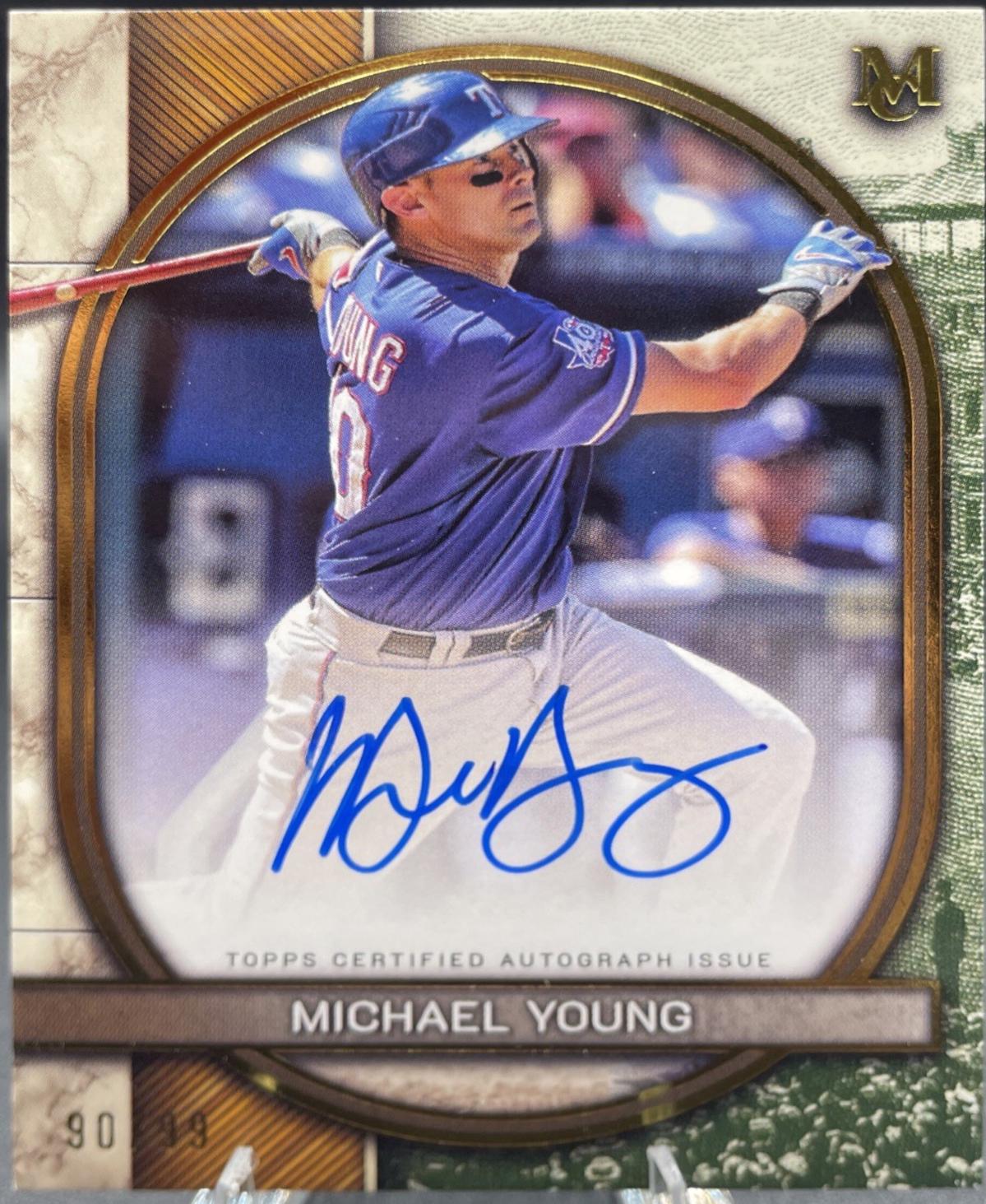 Michael Young [Gold] #AA-MY
