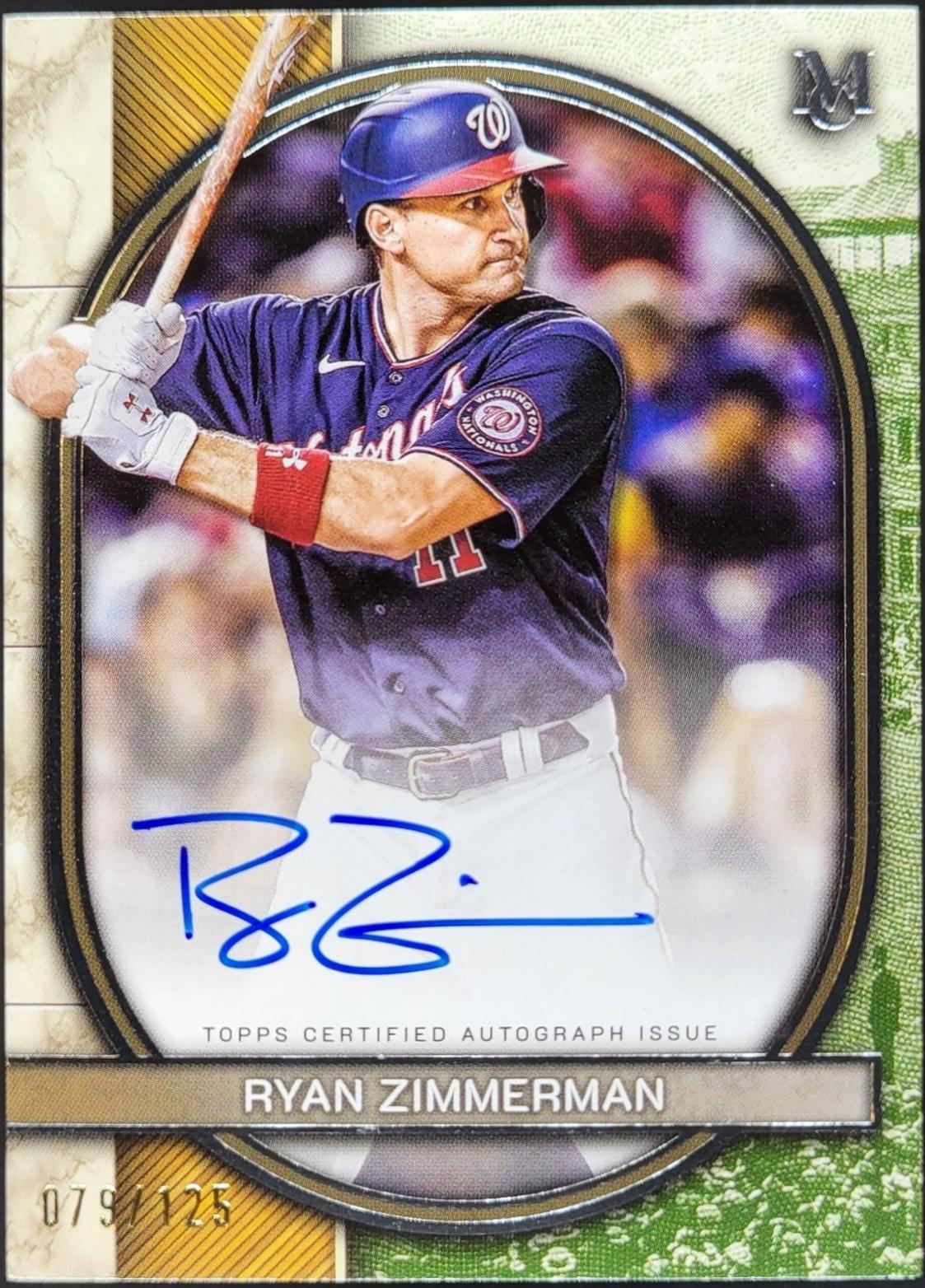 Ryan Zimmerman [Gold] #AA-RZ