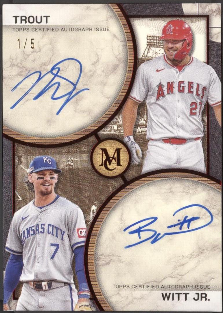 Mike Trout / Bobby Witt Jr. [Ruby] #DA-TW