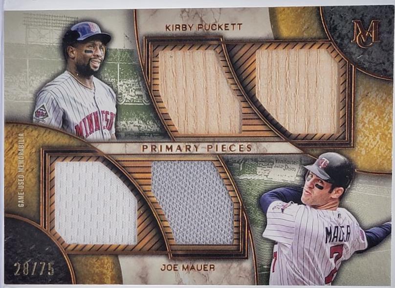 Joe Mauer / Kirby Puckett [Copper] #DPQR-PM