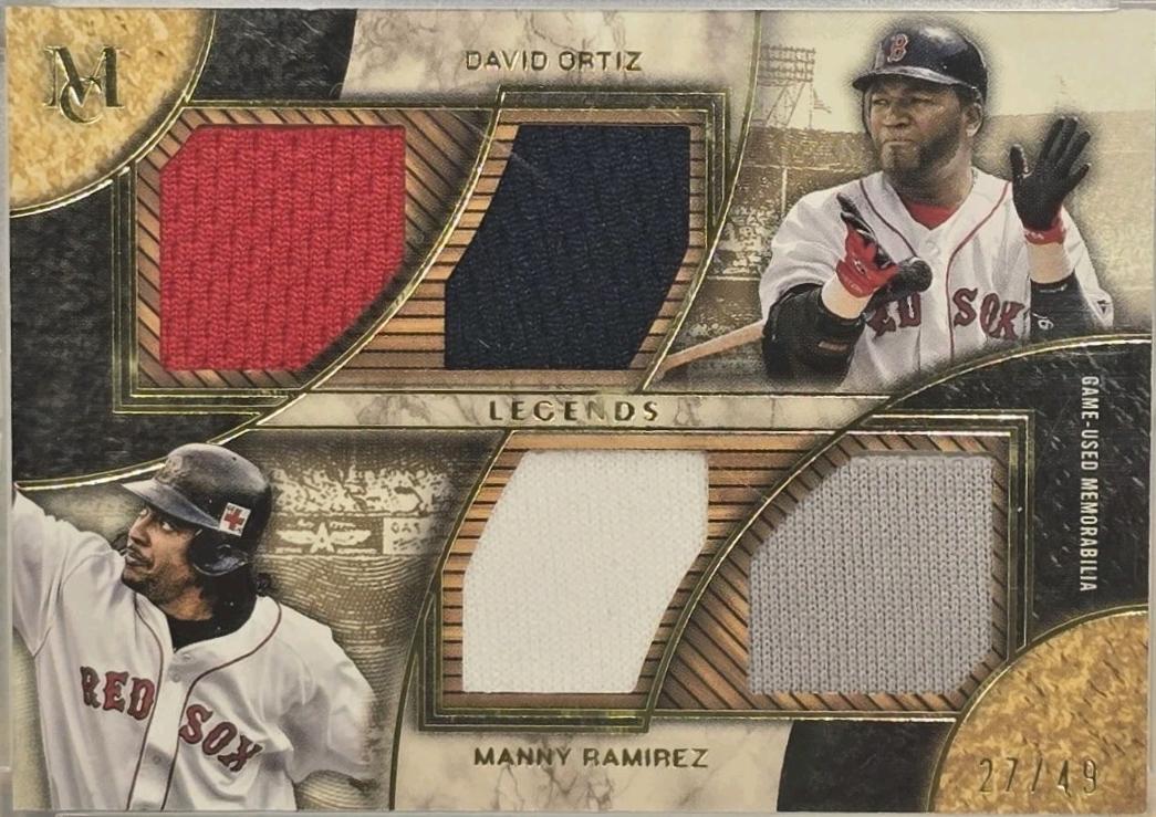 Manny Ramirez / David Ortiz [Gold] #DPQRL-OR