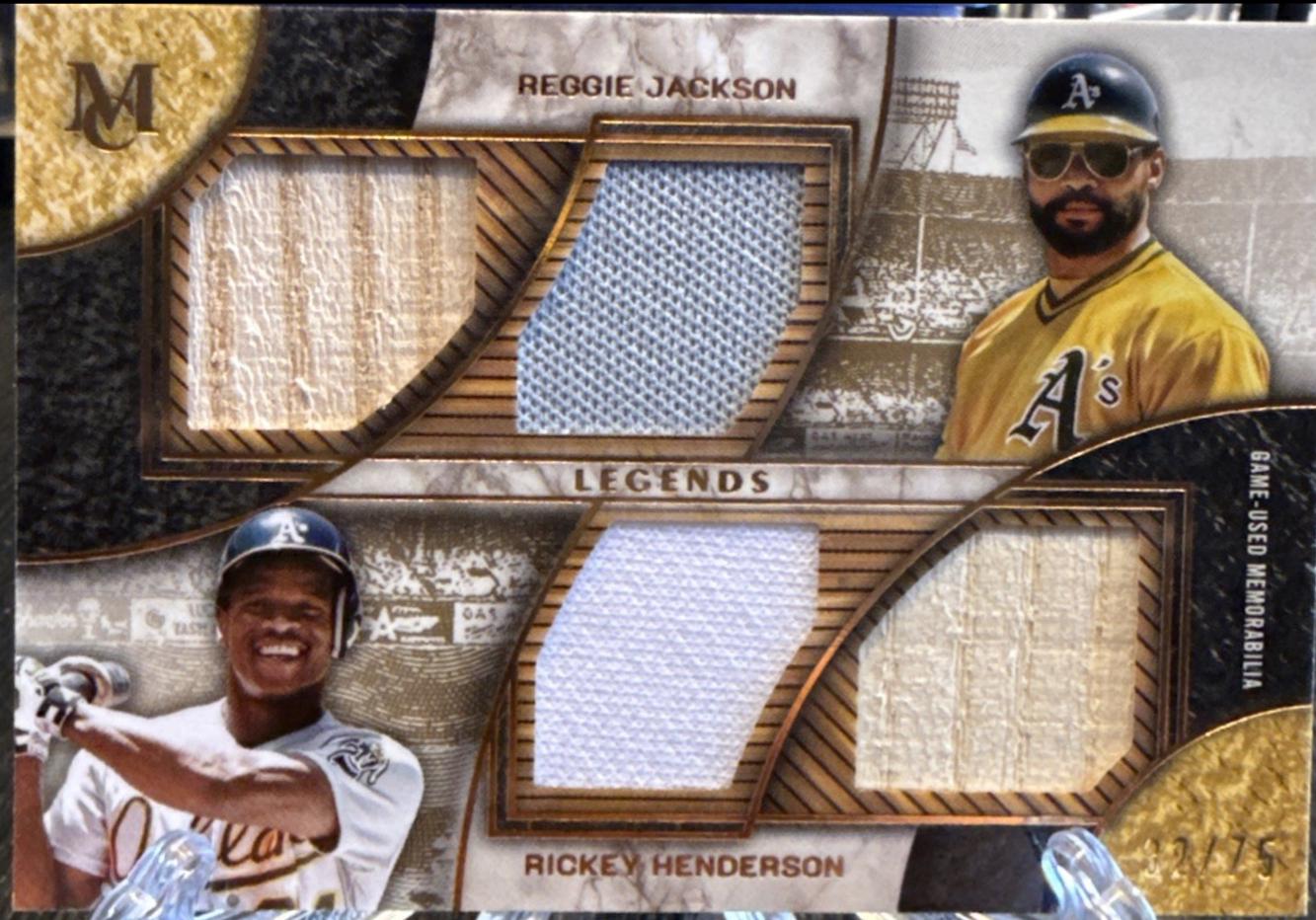 Rickey Henderson / Reggie Jackson #DPQRL-JH