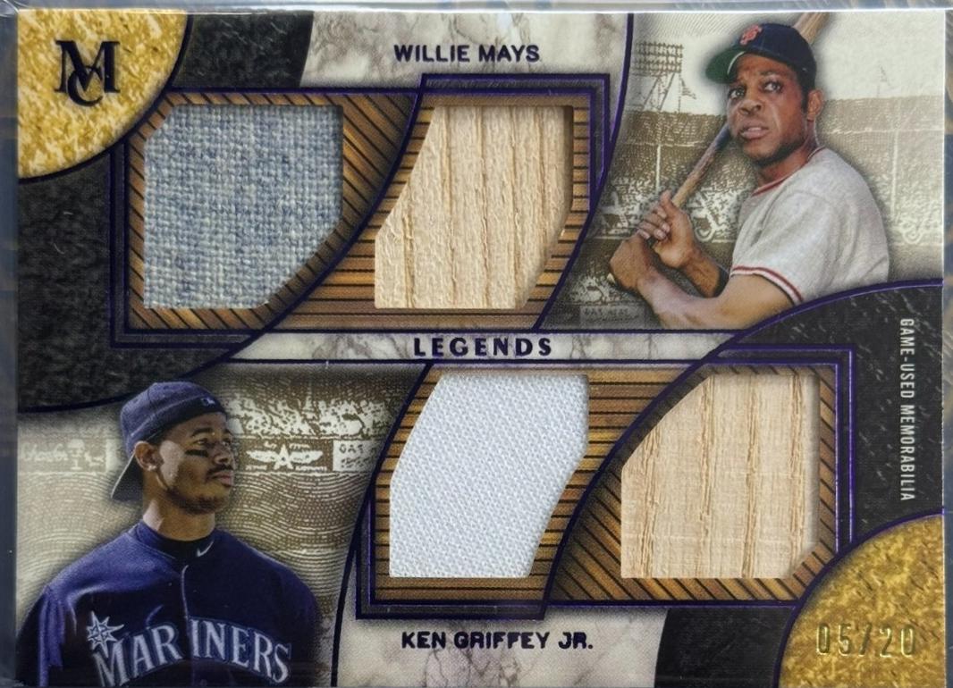 Willie Mays / Ken Griffey Jr. [Amethyst] #DPQRL-MG