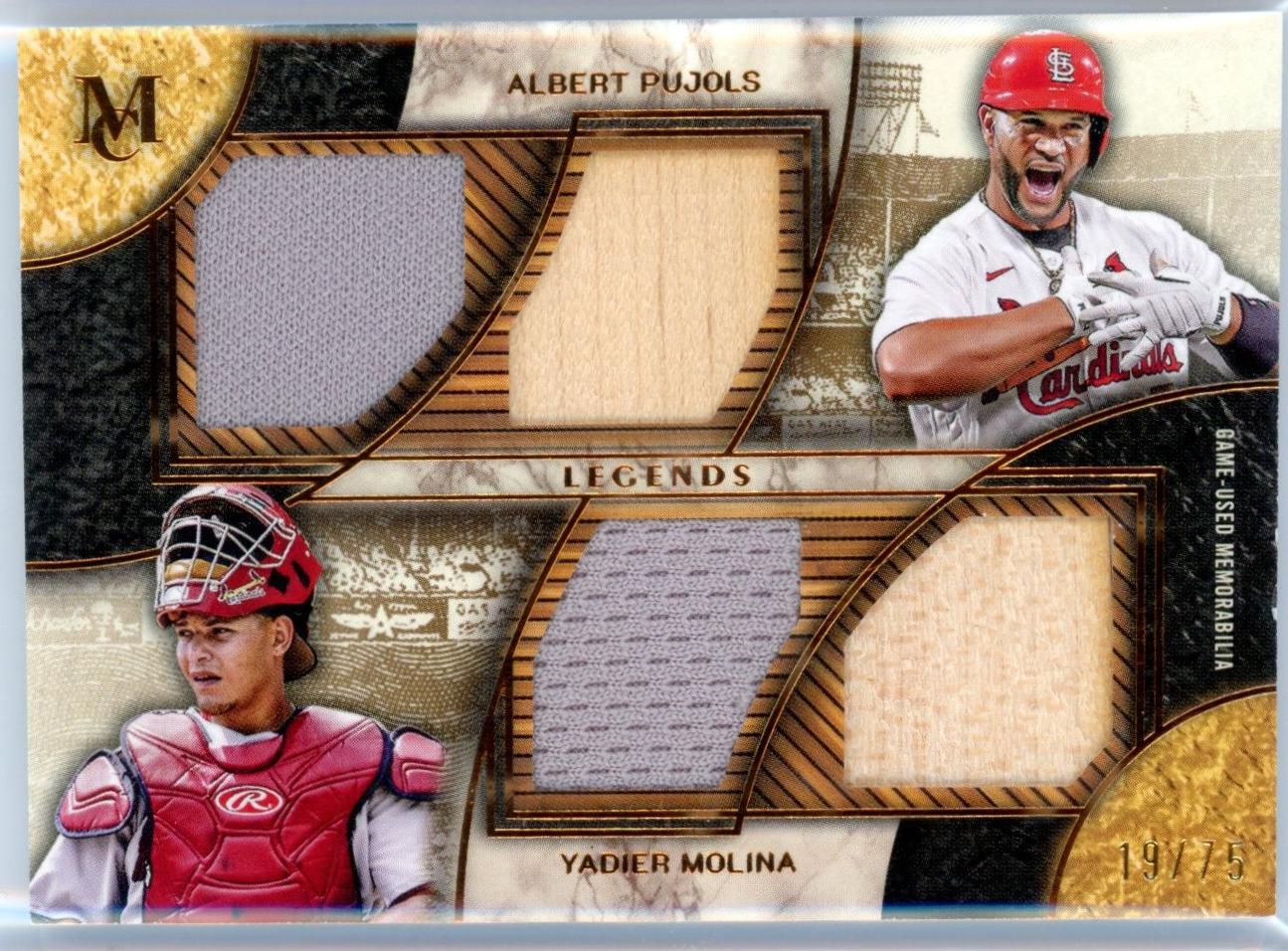 Yadier Molina / Albert Pujols [Copper] #DPQRL-PM