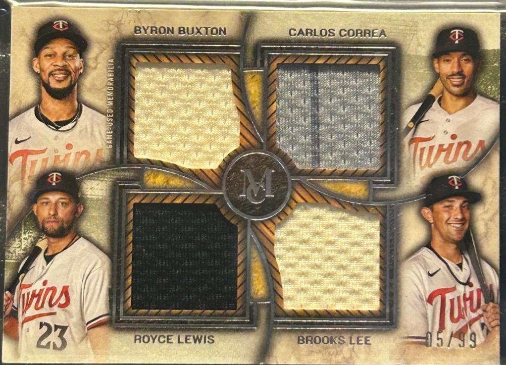 Byron Buxton / Carlos Correa / Royce Lewis / Brooks Lee [Copper] #FPQR-BCLK