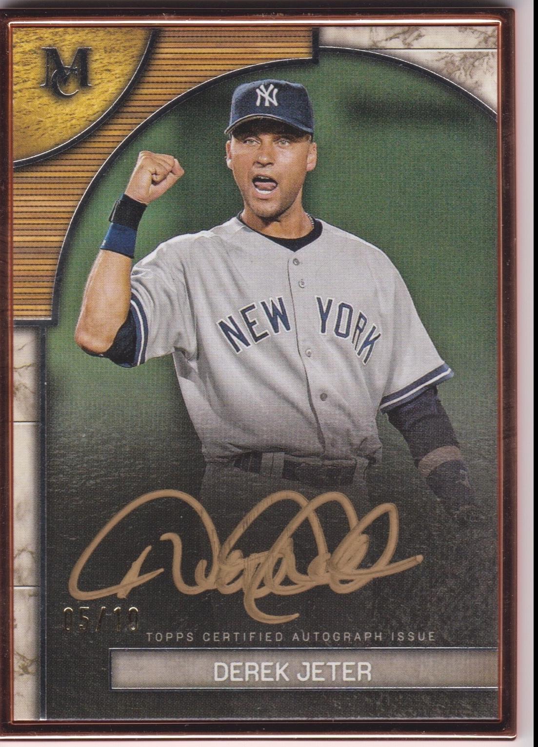 Derek Jeter [Gold] #FMA-DJ