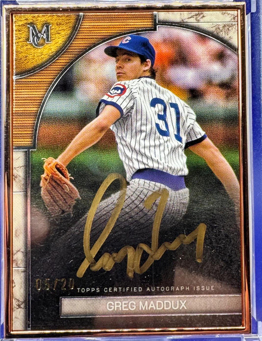 Greg Maddux [Gold] #FMA-GM
