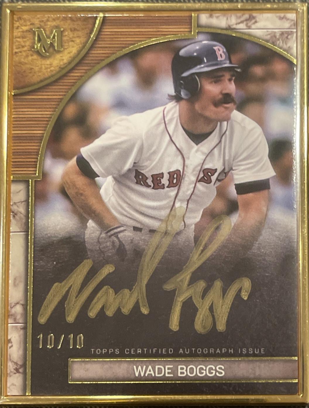 Wade Boggs [Gold] #FMA-WB
